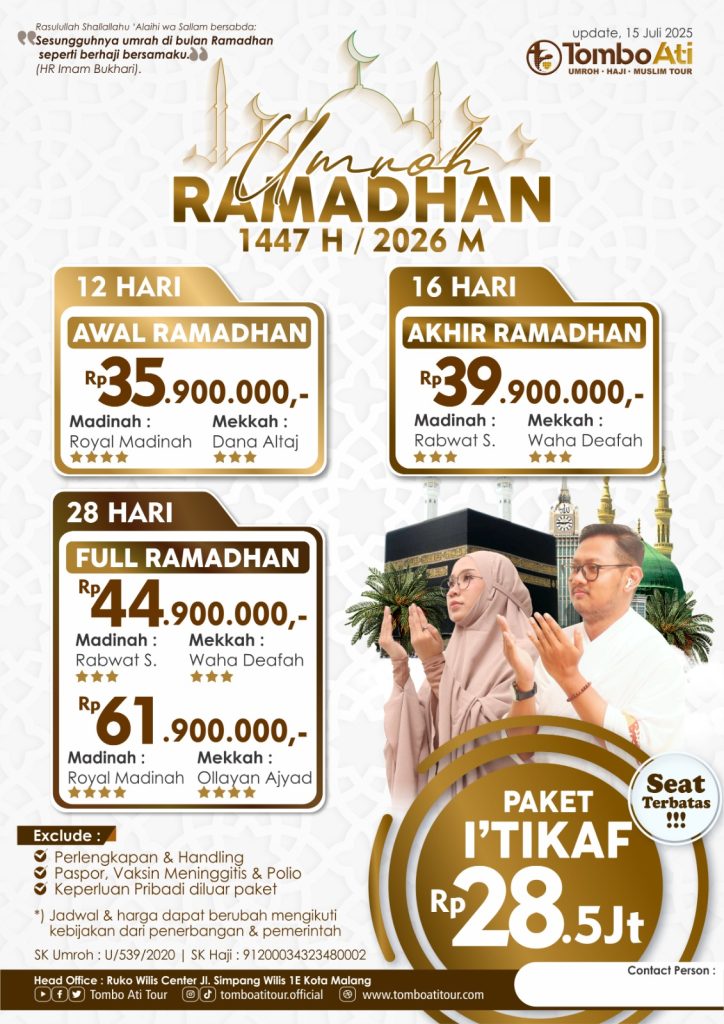 Umroh Ramadhan 2026 Malang