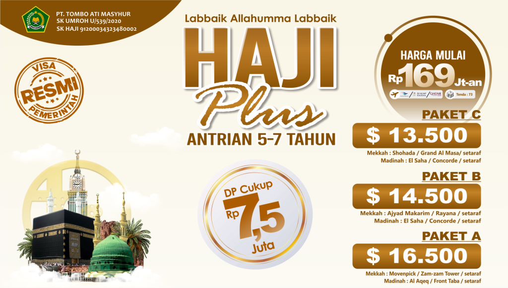 Haji Plus 2026 Resmi Kemenag Tombo Ati Tour
