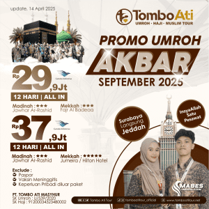 Promo Umroh Akhir Tahun Tombo Ati Tour 2025