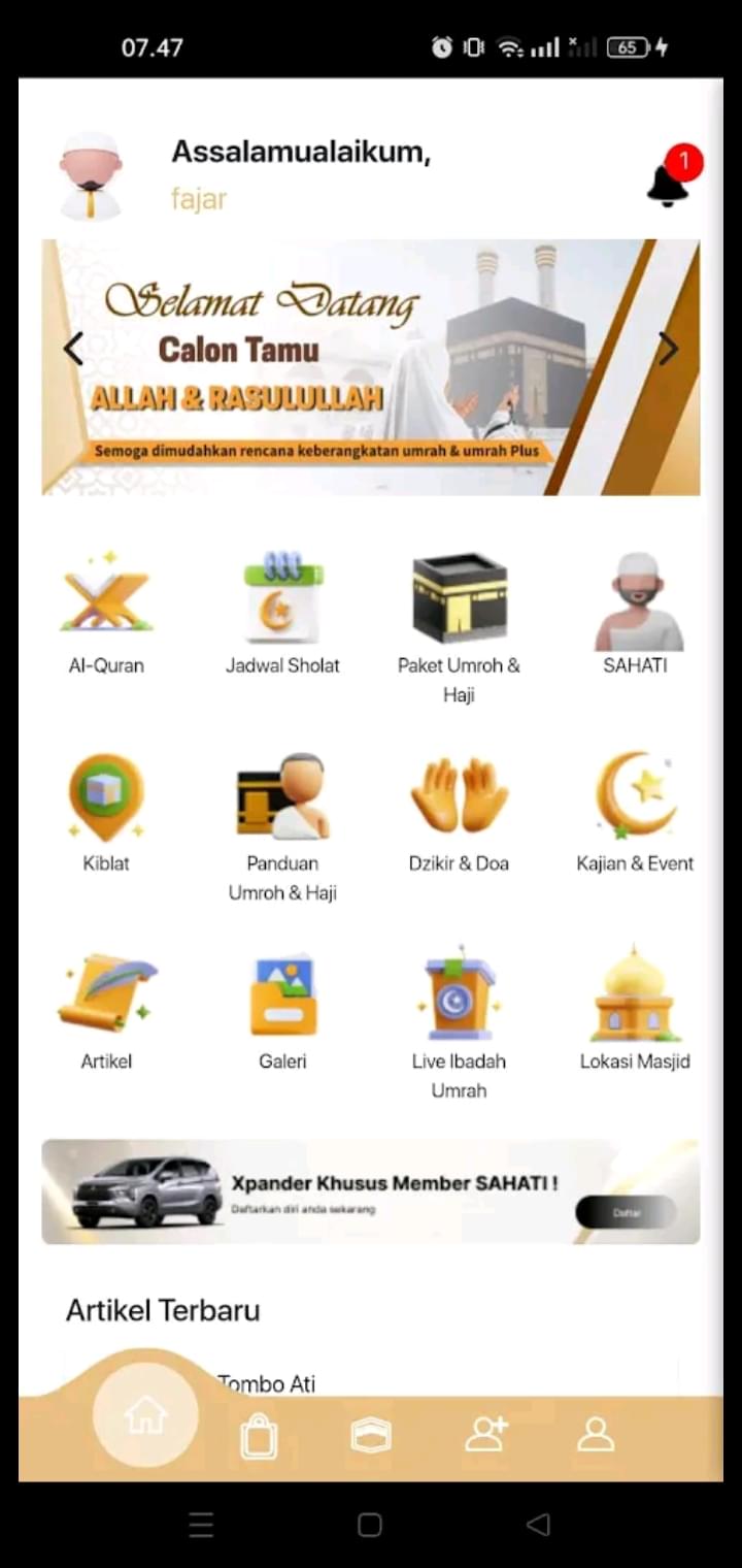 foto aplikasi umroh haji terbaik tombo ati tour