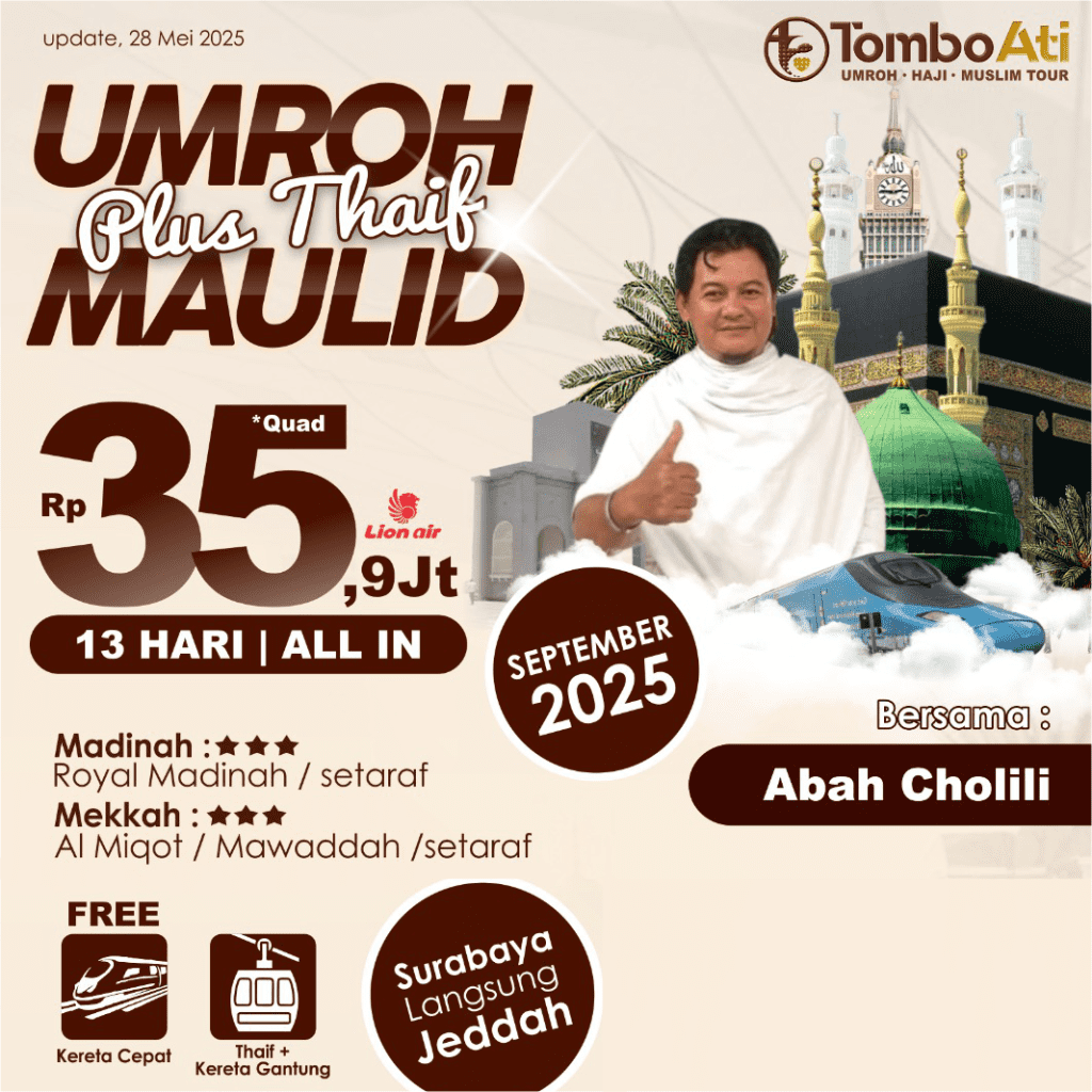 umroh terbaik tombo ati tour malang dengan abah cholili