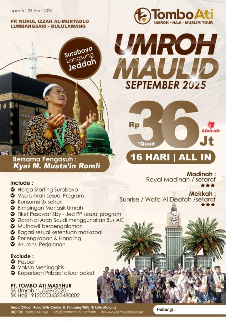 Paket Promo Umroh Maulid 2025